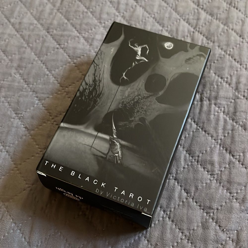 THE BLACK TAROT Deck with Guidebook